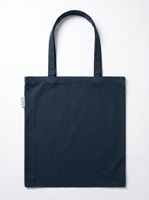 United Bags UB6020 UB Ember 10oz Organic Cotton Bag - Navy