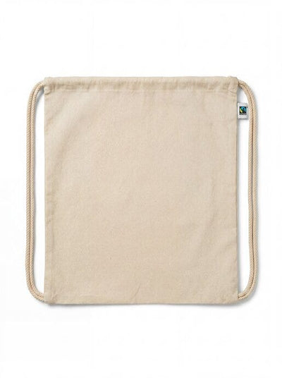 United Bags UB9130 UB Aspen 5oz Fairtrade Cotton Drawstring - Natural