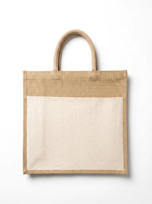 United Bags UB4085 UB Juco Shopper - Natural