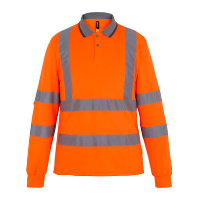 Regatta Professional TRS324 Regatta Hi-Vis Pro Contract L/S Polo - Hi Vis Orange