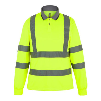Regatta Professional TRS324 Regatta Hi-Vis Pro Contract L/S Polo - Hi-Vis Yellow