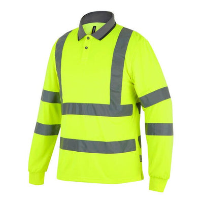 Regatta Professional TRS324 Regatta Hi-Vis Pro Contract L/S Polo - Hi-Vis Yellow