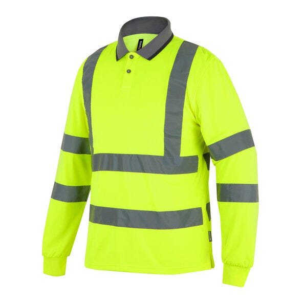 Regatta Professional TRS324 Regatta Hi-Vis Pro Contract L/S Polo - Hi-Vis Yellow
