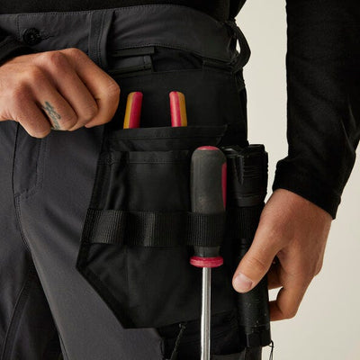 Regatta Professional TRJ447S Regatta 4TEX Stretch Holster Trouser S - Black/Black