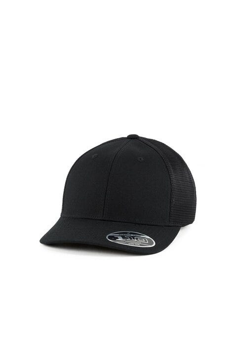 Flexfit 110DMT 110 Dia Double Mesh Trucker - Black
