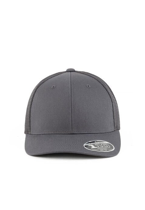 Flexfit 110DMT 110 Dia Double Mesh Trucker - Dark Grey