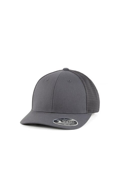 Flexfit 110DMT 110 Dia Double Mesh Trucker - Dark Grey