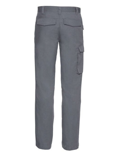 Russell Athletic 001MR Russell Polycotton Twill Trousers (Reg) - Convoy Grey