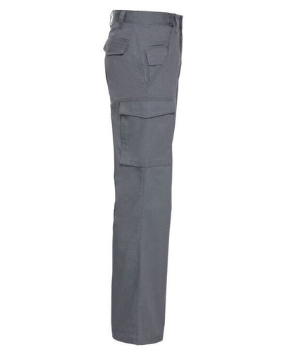 Russell Athletic 001MR Russell Polycotton Twill Trousers (Reg) - Convoy Grey