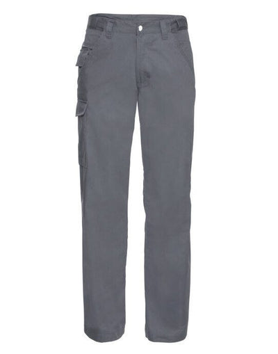 Russell Athletic 001MR Russell Polycotton Twill Trousers (Reg) - Convoy Grey