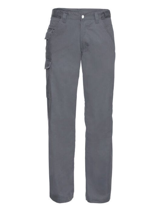Russell Athletic 001MR Russell Polycotton Twill Trousers (Reg) - Convoy Grey