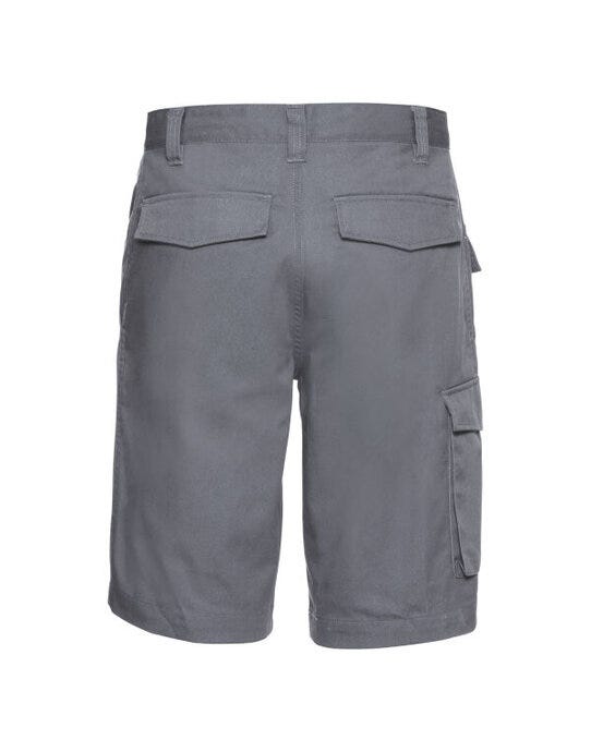Russell Athletic 002M Russell Polycotton Twill Shorts - Convoy Grey
