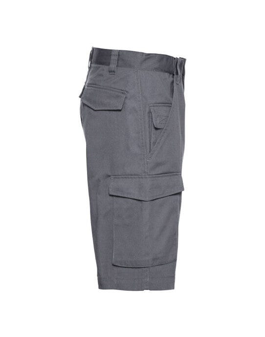 Russell Athletic 002M Russell Polycotton Twill Shorts - Convoy Grey