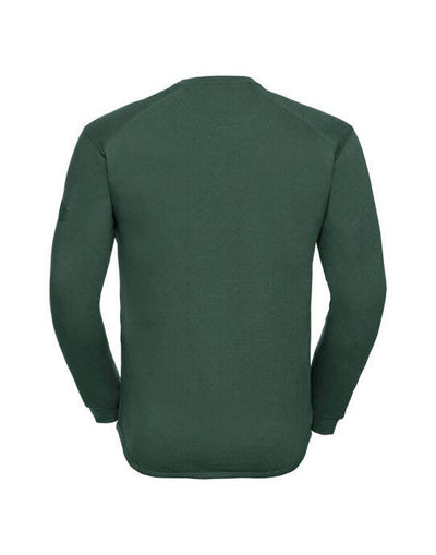 Russell Athletic 013M Russell Heavy Duty Workwear Sweatshirt - Bottle Green