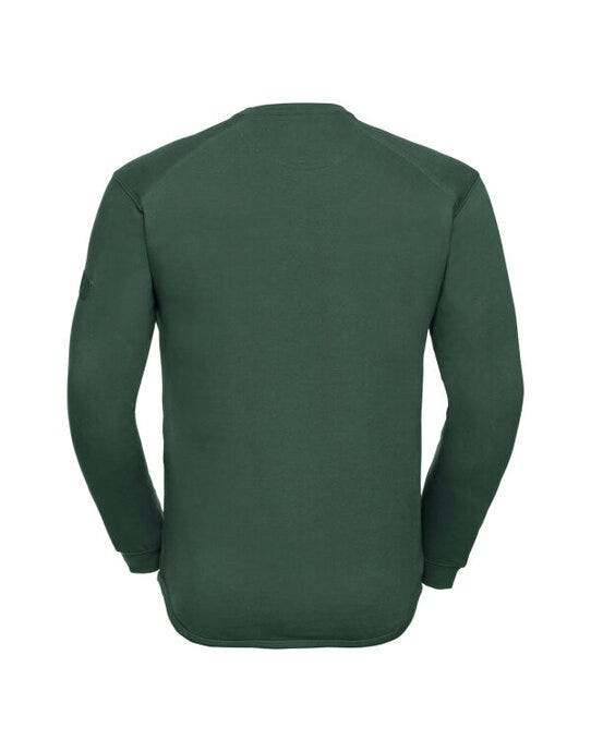 Russell Athletic 013M Russell Heavy Duty Workwear Sweatshirt - Bottle Green
