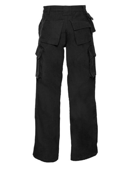 Russell Athletic 015MR Russell Heavy Duty W'Wear Trousers (Reg) - Black
