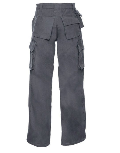 Russell Athletic 015MR Russell Heavy Duty W'Wear Trousers (Reg) - Convoy Grey