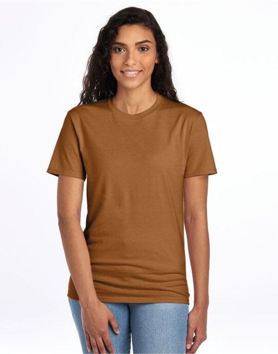 Jerzees 0S470M0 Eco Premium Organic T - Golden Pecan