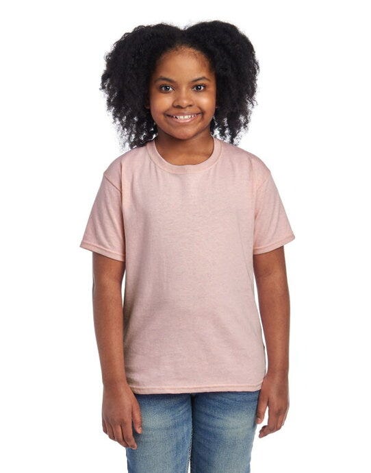 Jerzees 0S470Y0 Eco Youth Premium Organic T - Blush Pink