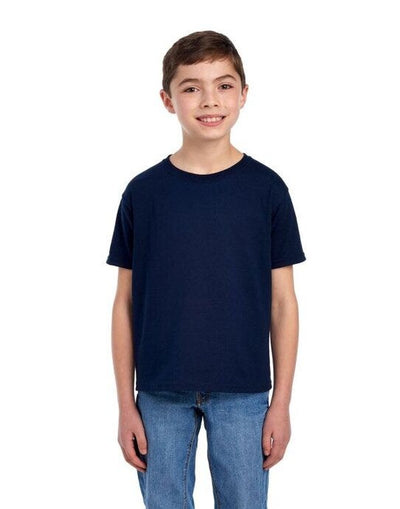 Jerzees 0S470Y0 Eco Youth Premium Organic T - Navy Blue