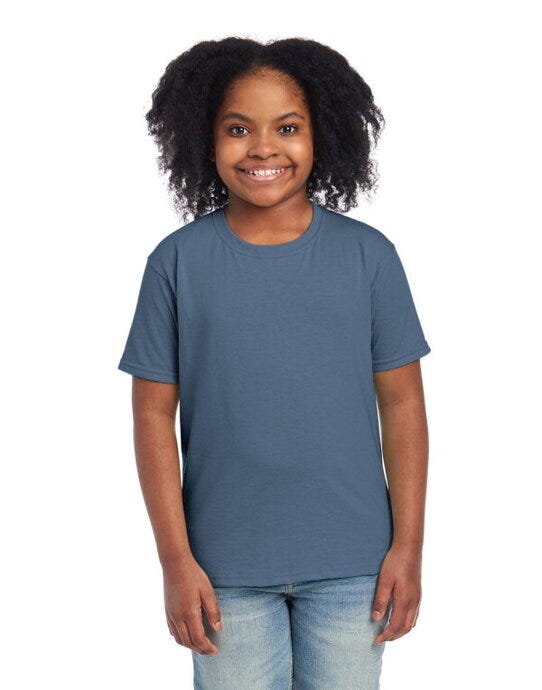 Jerzees 0S470Y0 Eco Youth Premium Organic T - Denim