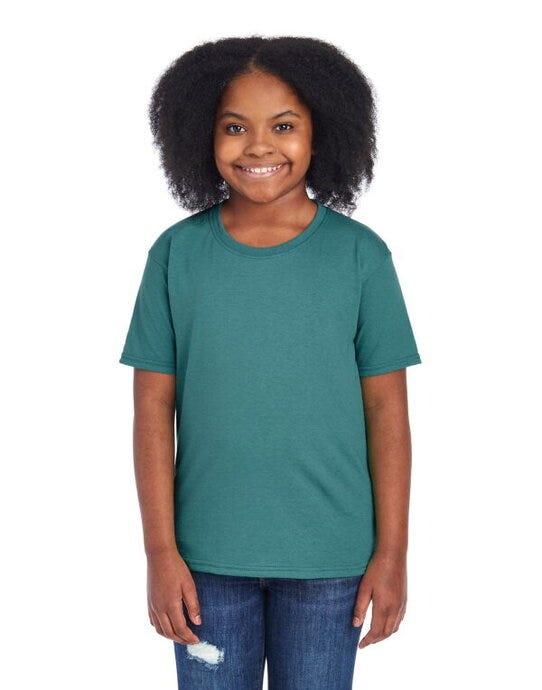 Jerzees 0S470Y0 Eco Youth Premium Organic T - Sage