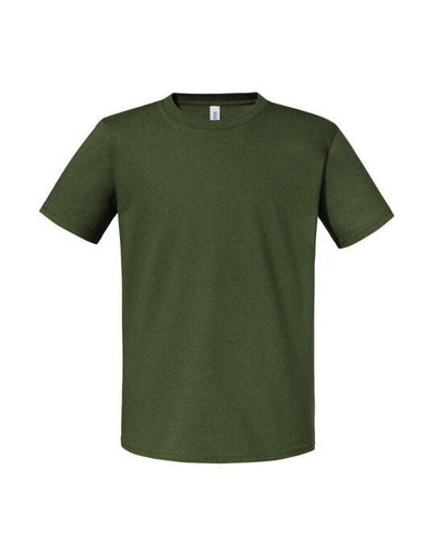 Jerzees 0S470Y0 Eco Youth Premium Organic T - Military Green