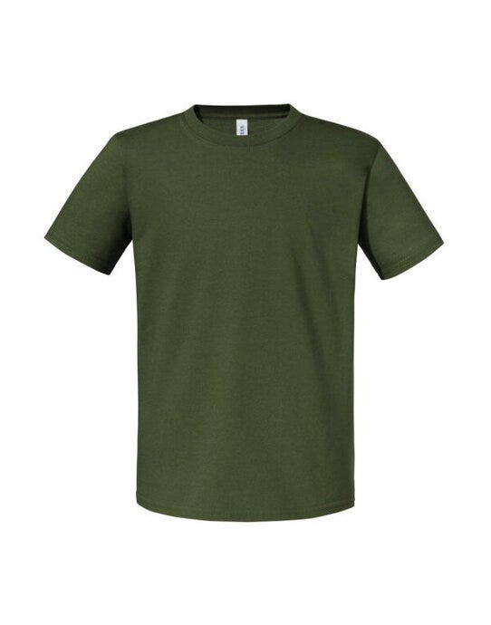 Jerzees 0S470Y0 Eco Youth Premium Organic T - Military Green