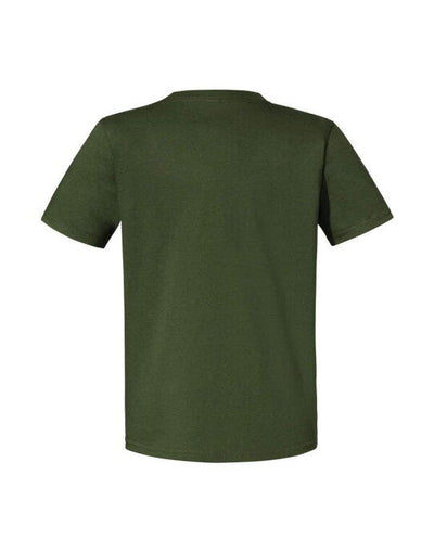 Jerzees 0S470Y0 Eco Youth Premium Organic T - Military Green