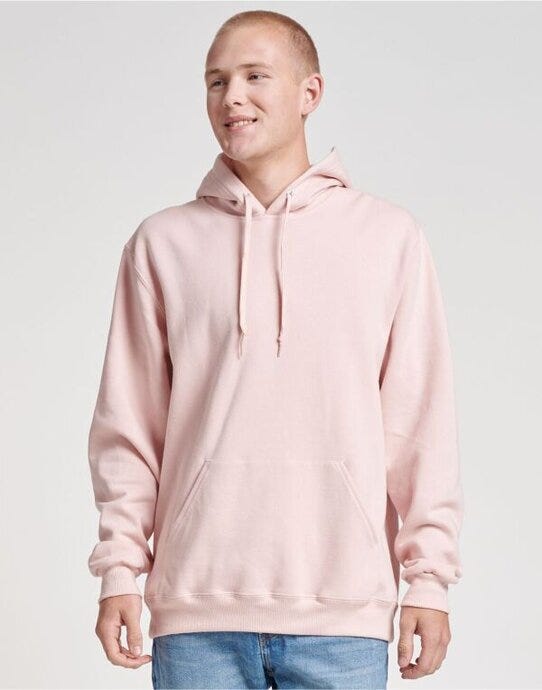 Jerzees 0S700M0 Eco Premium Hooded Sweatshirt - Blush Pink