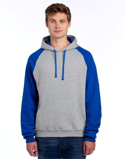Jerzees 0S96CR0 NuBlend® Colour-Block Hood - Oxford/ Royal