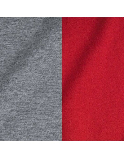 Jerzees 0S96CR0 NuBlend® Colour-Block Hood - Oxford/ True Red
