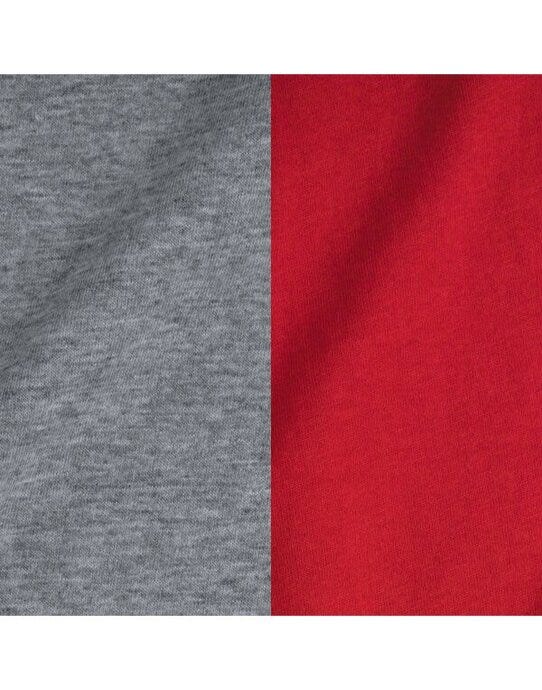 Jerzees 0S96CR0 NuBlend® Colour-Block Hood - Oxford/ True Red