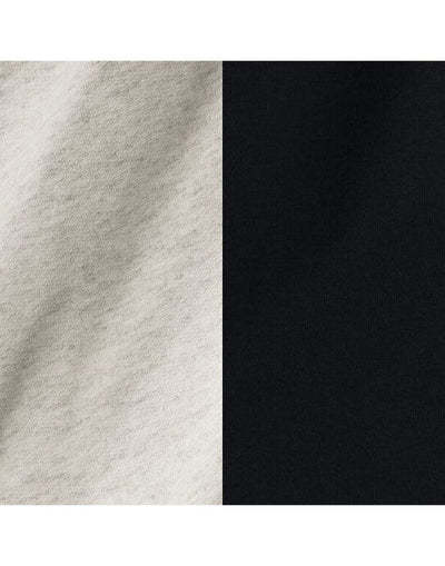 Jerzees 0S97CR0 NuBlend® Varsity Col-Block Hood - Oatmeal Heather/ Black Ink