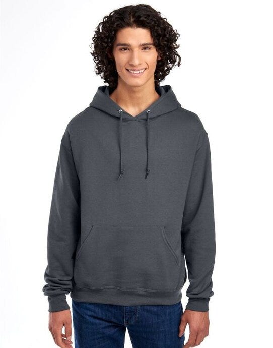 Jerzees 0S996M0 NuBlend® Hooded Sweatshirt - Charcoal Grey