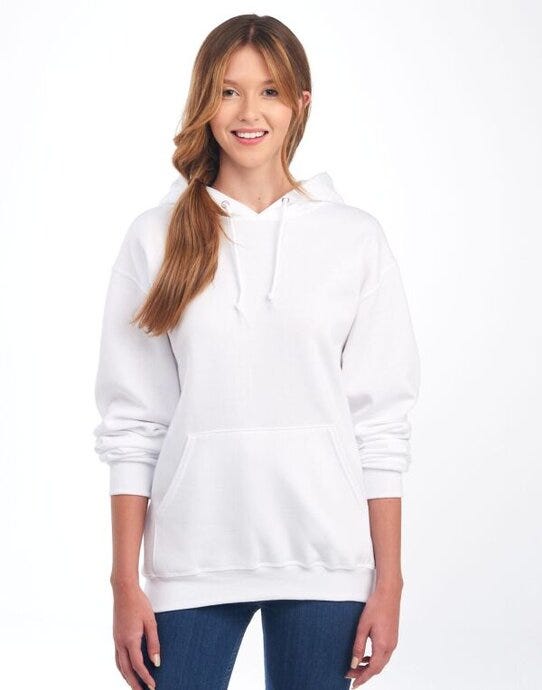 Jerzees 0S996M0 NuBlend® Hooded Sweatshirt - White
