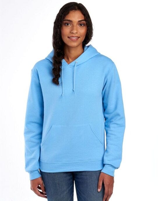 Jerzees 0S996M0 NuBlend® Hooded Sweatshirt - Light Blue
