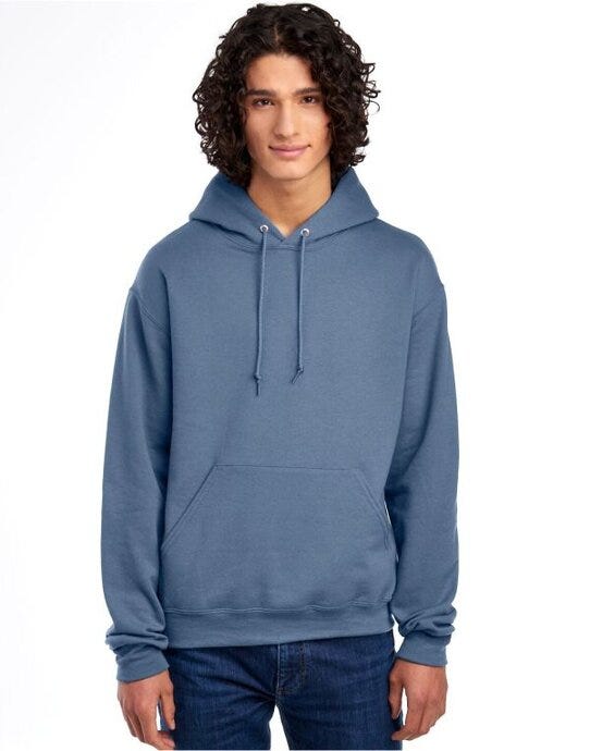 Jerzees 0S996M0 NuBlend® Hooded Sweatshirt - Denim