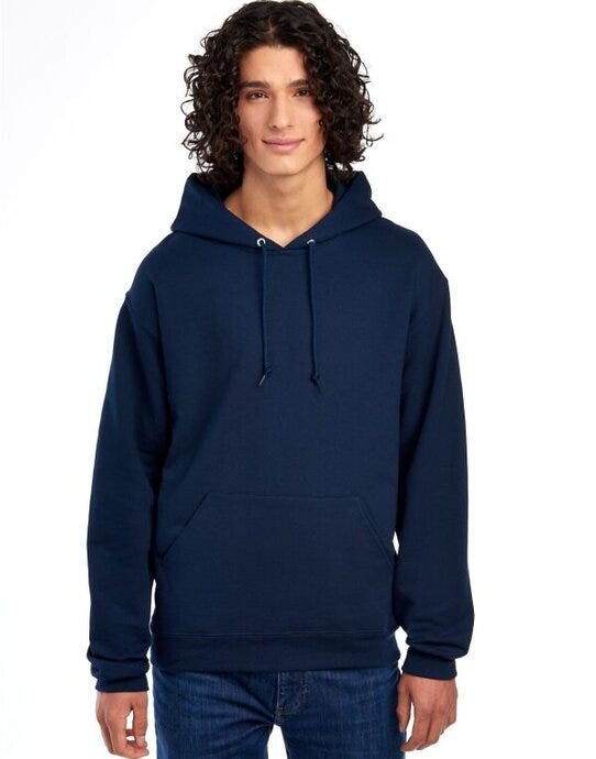 Jerzees 0S996M0 NuBlend® Hooded Sweatshirt - Navy Blue