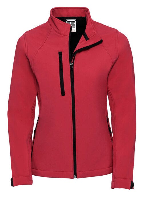 Russell Athletic 140F Russell Ladies Softshell Jacket - Classic Red