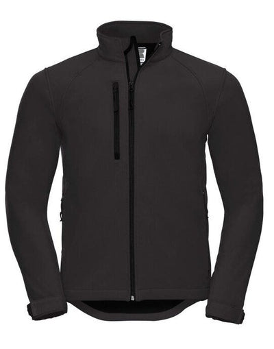 Russell Athletic 140M Russell Mens Softshell Jacket - Black