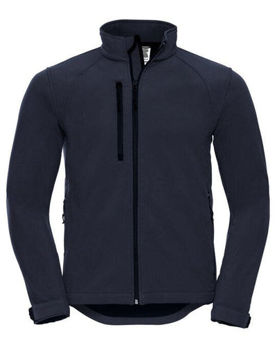 Russell Athletic 140M Russell Mens Softshell Jacket - French Navy