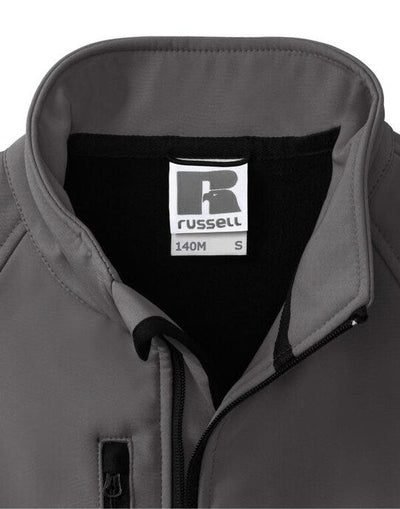 Russell Athletic 140M Russell Mens Softshell Jacket - Titanium