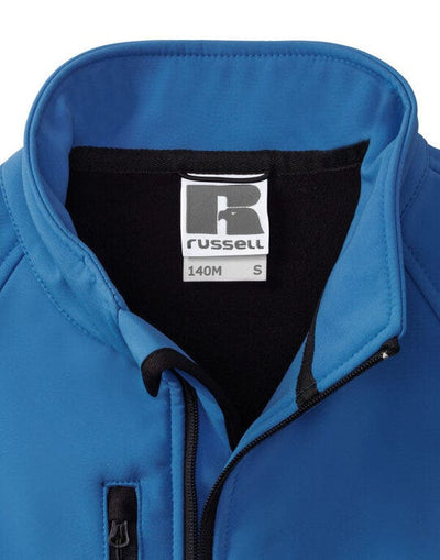 Russell Athletic 140M Russell Mens Softshell Jacket - Azure Blue