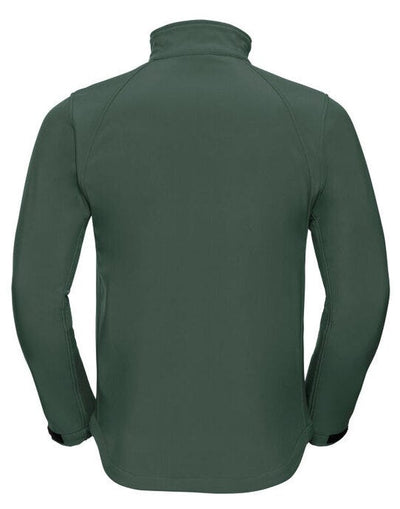 Russell Athletic 140M Russell Mens Softshell Jacket - Bottle Green