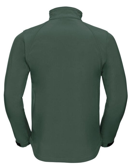 Russell Athletic 140M Russell Mens Softshell Jacket - Bottle Green