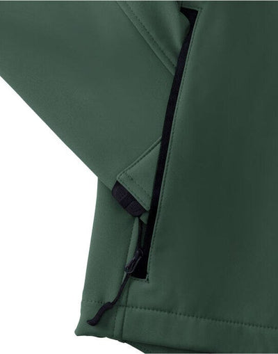 Russell Athletic 140M Russell Mens Softshell Jacket - Bottle Green