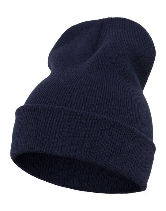 Flexfit 1501KC YP Cuffed Knit Beanie - Navy