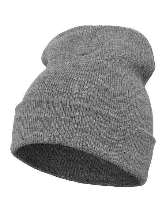 Flexfit 1501KC YP Cuffed Knit Beanie - Heather Grey