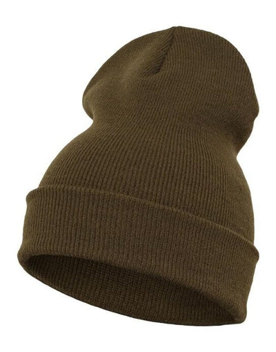 Flexfit 1501KC YP Cuffed Knit Beanie - Olive